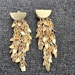 Madewell gold chandelier earrings